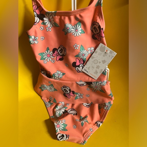 2T Minnie Mouse two-piece swim suit tankini Jumping Beans Kohl’s & Disney kids - Picture 5 of 6